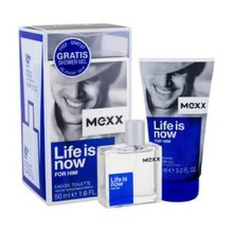 Mexx Life is Now for Him Dárková sada Toaletní voda 50 ml a sprchový gel Life is Now for Him 150 ml