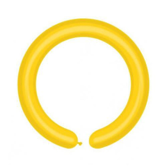 Modelovací balonky profesionální - 100 ks - žluté