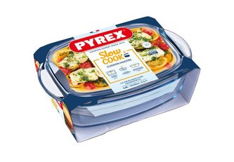PEKÁČ SKLENĚNÝ S VÍKEM PYREX 4,5 L
