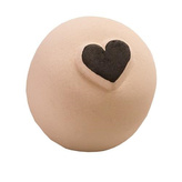 Tetovací razítko malé - Srdíčko - plné