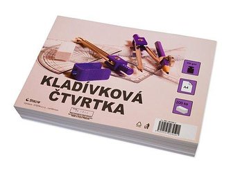 Kladívková čtvrtka A4/200/250g - bílá