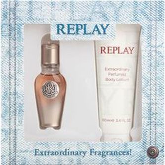 Replay True for Her Dárková sada Parfémová voda 20 ml a tělové mléko 100 ml