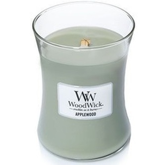 Woodwick Applewood Váza ( jabloňové dřevo ) - Vonná svíčka 609. ml unisex