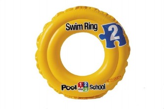 Kruh nafukovací žlutý průměr 51 cm od 3-6 let