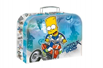 Šitý kufr/kufřík Simpsonovi 35x24cm