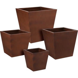 Květináč dekorativní sada 4 ks