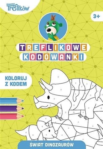 Treflikowe kodowanki. Świat dinozaurów Treflikowe kodowanki. Świat dinozaurów