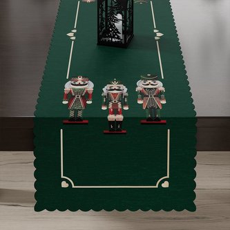 Vánoční ubrus - běhoun na stůl LOUSKÁČEK VOJÁČEK 38x140 cm Mybesthome