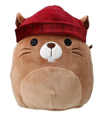 SQUISHMALLOWS Bobr s podzimní čepicí - Chip