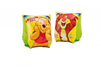 Rukávky nafukovací Medvídek Pú 2 komory 23x15 cm od 3-6 let