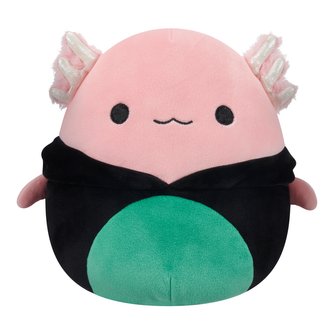 SQUISHMALLOWS Axolotl v kostýmu černé kočky - Archie
