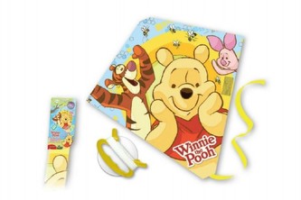 Drak Medvídek Pú plast 62x62cm v sáčku