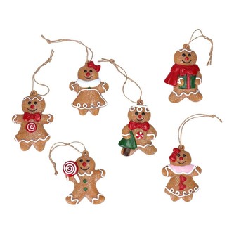 Dekorace - Perníkové figurky 11 cm (6 variant)