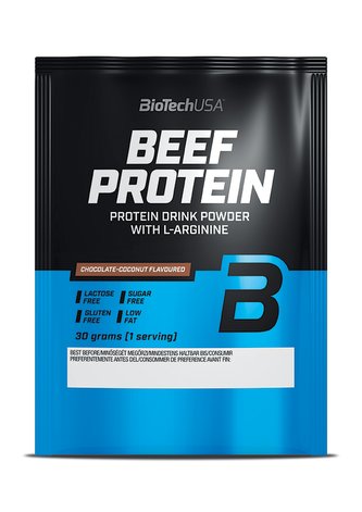BioTech Beef Protein 30 g chocolate coconut (čokoláda-kokos)