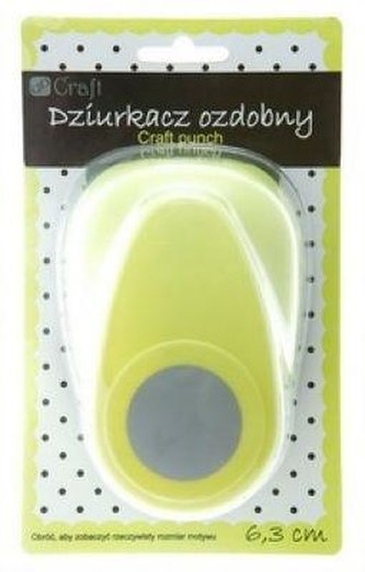 Dziurkacz ozdobny 6,3cm koło Dziurkacz ozdobny 6,3cm koło