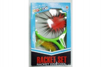 Sada pálky na pláž s míčkem v krabici 24x39x5cm