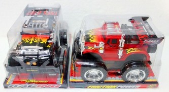 Auto terénní hot truck velká kola plast 26cm v blistru