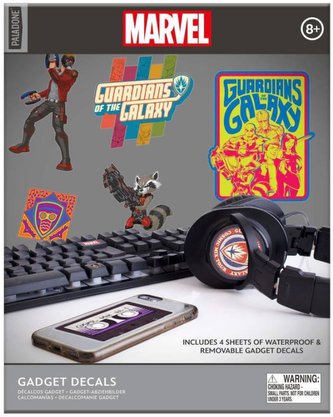 Set 4 listů samolepek na elektroniku Marvel: Guardians Of The Galaxy|Strážci galaxie 25 samolepek