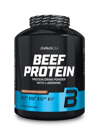 BioTech Beef Protein 1816 g strawberry (jahoda)