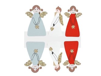 Klamerka drewniana anioły