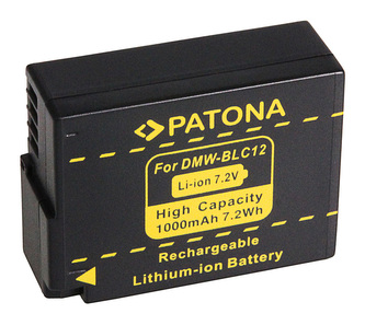 Aku Panasonic DMW-BLC12 1000mAh Li-Ion s infochipem