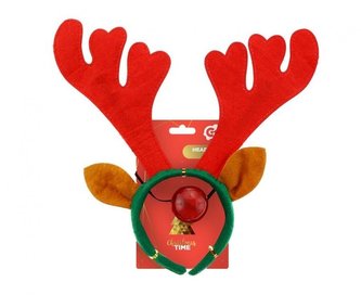 Opaska Renifer z nosem
