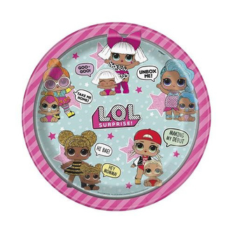 Party papírové talíře LOL Surprise 23 cm