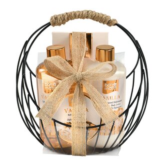 Bon Matin set koupelový v košíku Vanilla