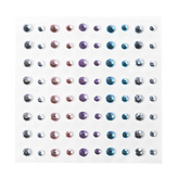 Sada samolepících kamínků na kůži - pro dočasná tetování.  - 80 ks