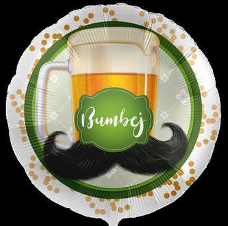 Foliový balonek pro pivaře - Bumbej CZ - 43cm