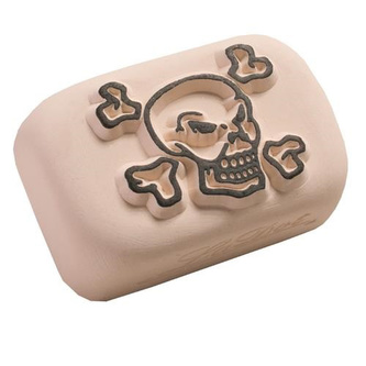 Tetovací razítko střední - Lebka a hnáty