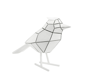 Soška ptáka Bird L Stripes 22,5 cm Present Time