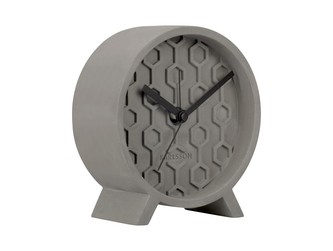Budík Honeycomb 13 cm tmavě šedá Karlsson