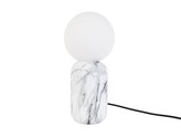 Stolní lampa Gala bílý mramor Leitmotiv
