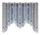 Dekorační žakárová záclona s řasící páskou VANESA 145 bílá 300x145 cm MyBestHome