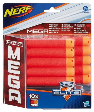 Nerf Elite Mega náhradní šipky 10 ks