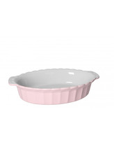 Kameninová zapékací mísa 34x21,5x7cm růžová BRANDANI