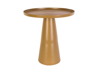 Odkládací stolek Force M 43x40 cm hořčicově žlutý Leitmotiv