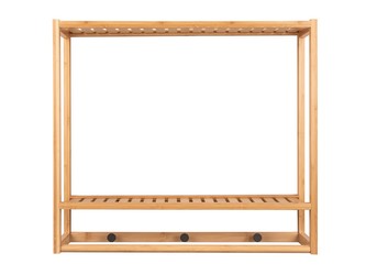 Nástěnný věšák Sheer Bamboo 54cm bambus Leitmotiv