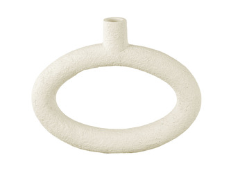 Váza oválná široká ve tvaru prstenu Ring Oval Wide světle slonová kost Present Time Váza oválná široká ve tvaru prstenu Ring Oval Wide světle slonová kost Present Time