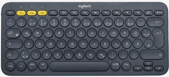 Logitech Bluetooth Keyboard Multi-Device K380, black, DE Logitech Bluetooth Keyboard Multi-Device K380, black, DE