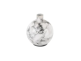 Svícen mramorový malý bílý Marble Present Time