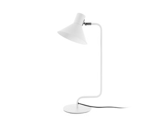 Kancelářská stolní lampa zakřivená 50,5cm bílá Leitmotiv