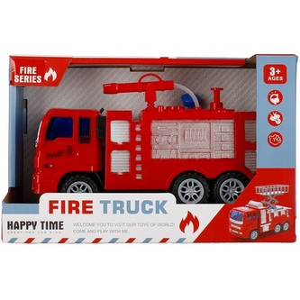 Hasičský vůz s hadicí