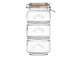 Set stohovatelných sklenic Kilner