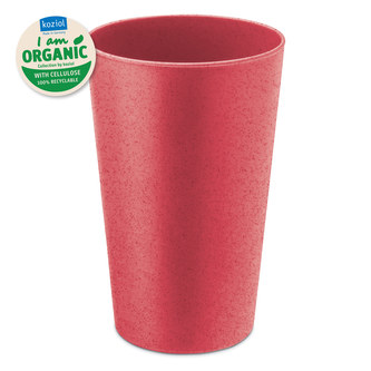 RIO kelímek na kartáček, pití Organic korálová KOZIOL