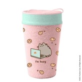 Termohrnek 400ml PUSHEEN Růžová ORGANIC KOZIOL