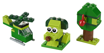 LEGO Classic 11007 Zelené kreativní kostičky