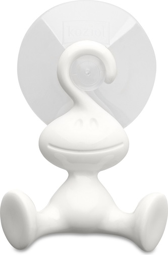 MORITZ věšák, háček, dvojháček na ručníky Bílá ORGANIC KOZIOL