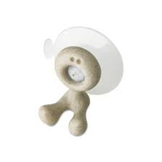 TOMMY věšák, háček, držák na kartáčky béžový Organic KOZIOL